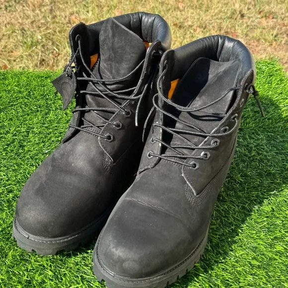 Timberland Leather 10073 6 Inch Black Premium Waterproof  display picture 1